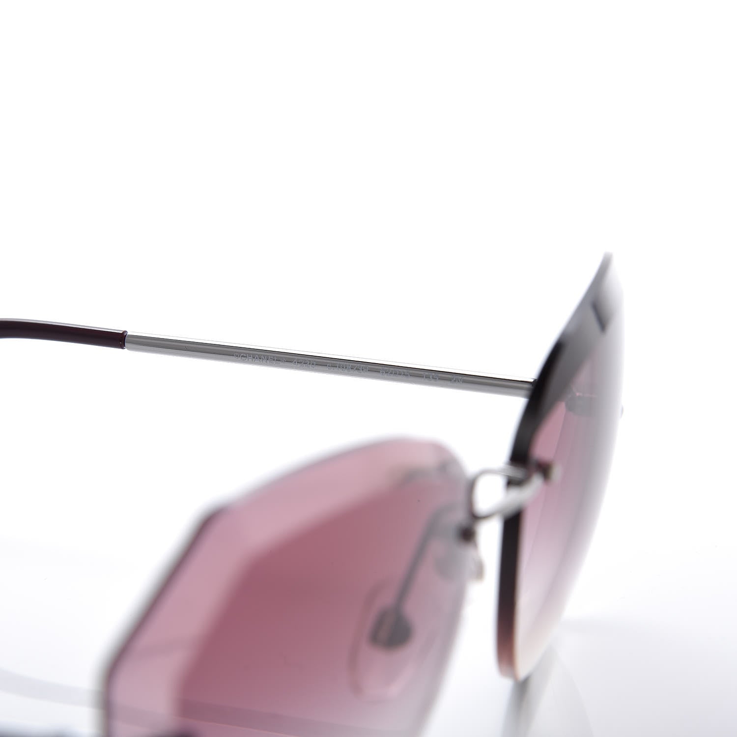 Chanel Metal Spring Round Sunglasses 4220 Pink 5 of 7