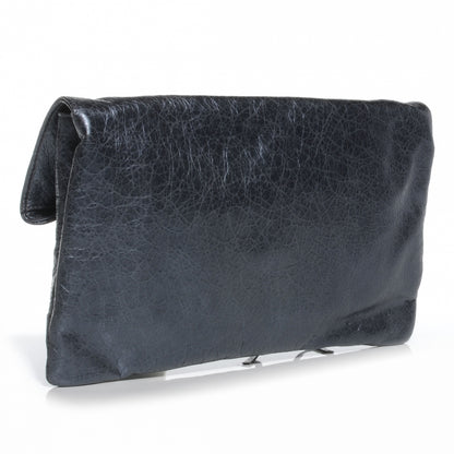 Balenciaga Metallic Agneau Envelope Clutch Anthracite 3 of 7