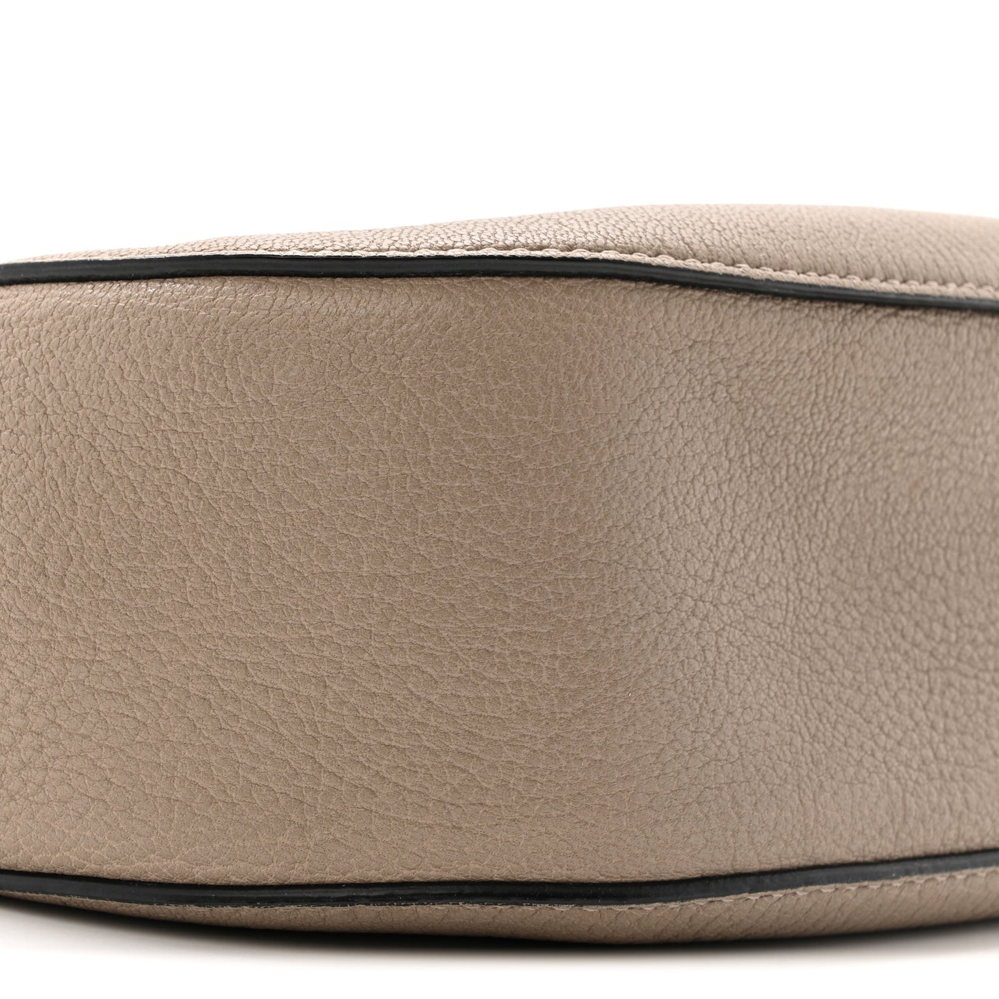 Grained Lambskin Drew Shoulder Bag Motty Grey