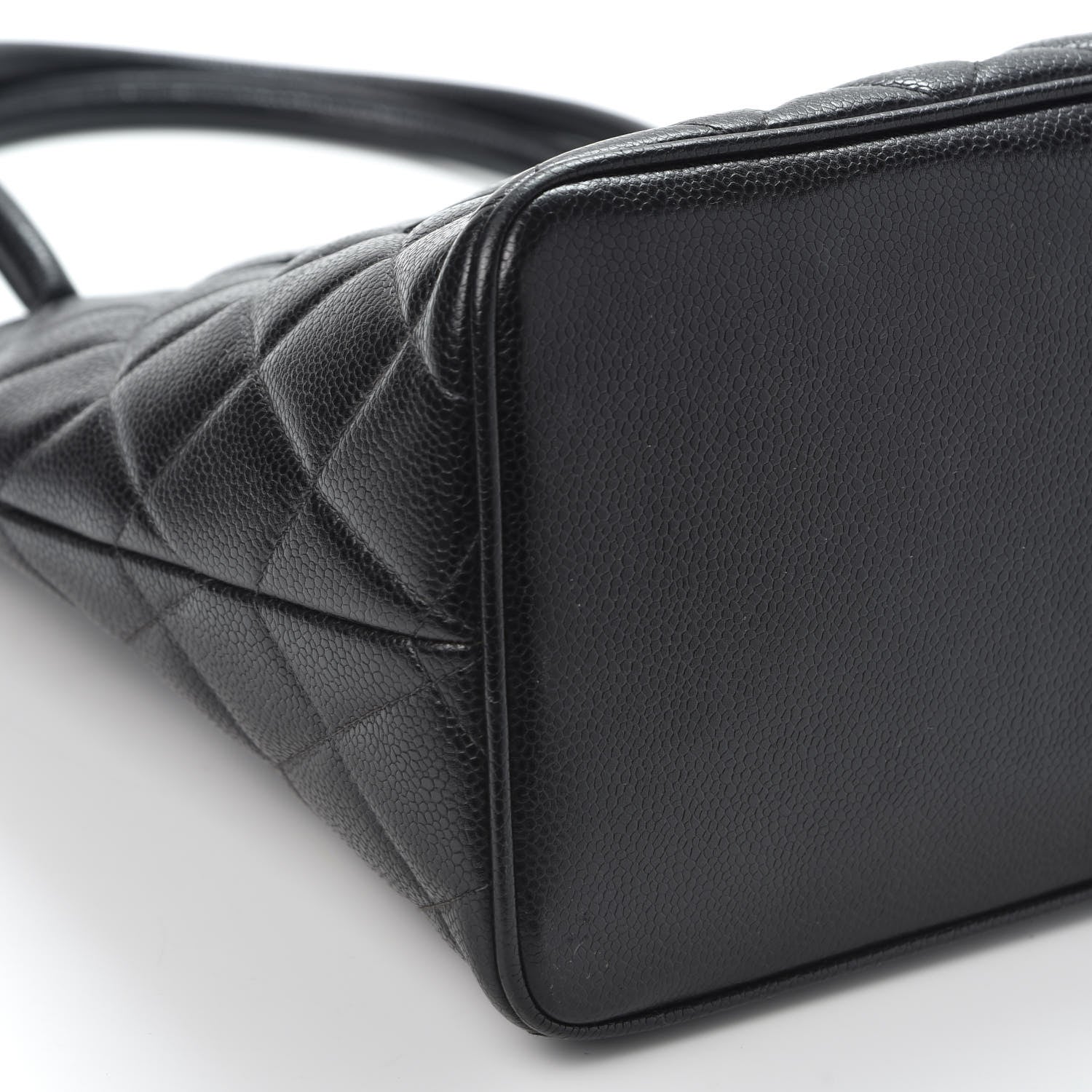 Chanel Caviar Quilted Medallion Tote Black 5 of 10