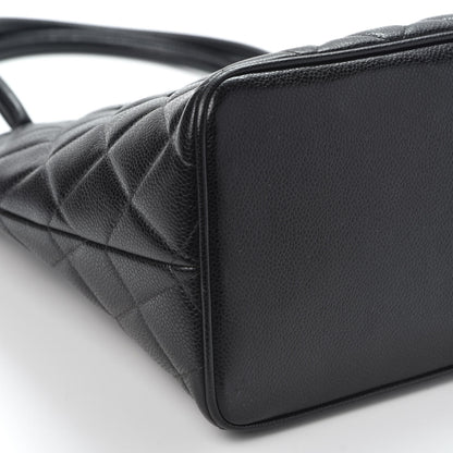 Chanel Caviar Quilted Medallion Tote Black 5 of 10