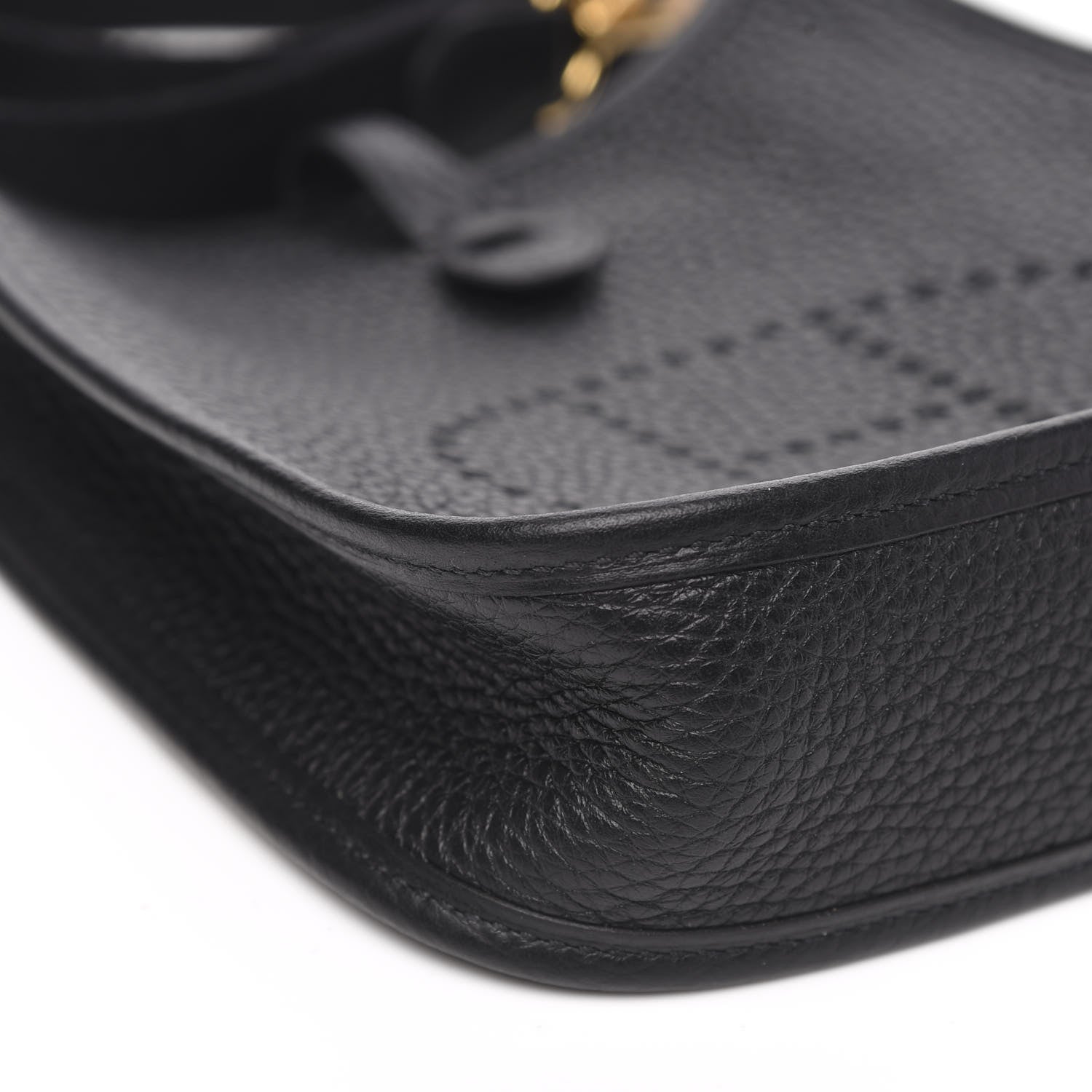 Hermes Taurillon Clemence Evelyne TPM Black 8 of 10