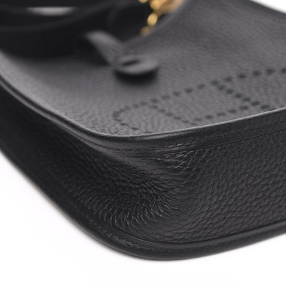 Hermes Taurillon Clemence Evelyne TPM Black 8 of 10