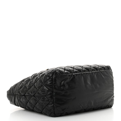 Chanel Nylon Quilted Small Coco Cocoon Tote Black 4 of 10