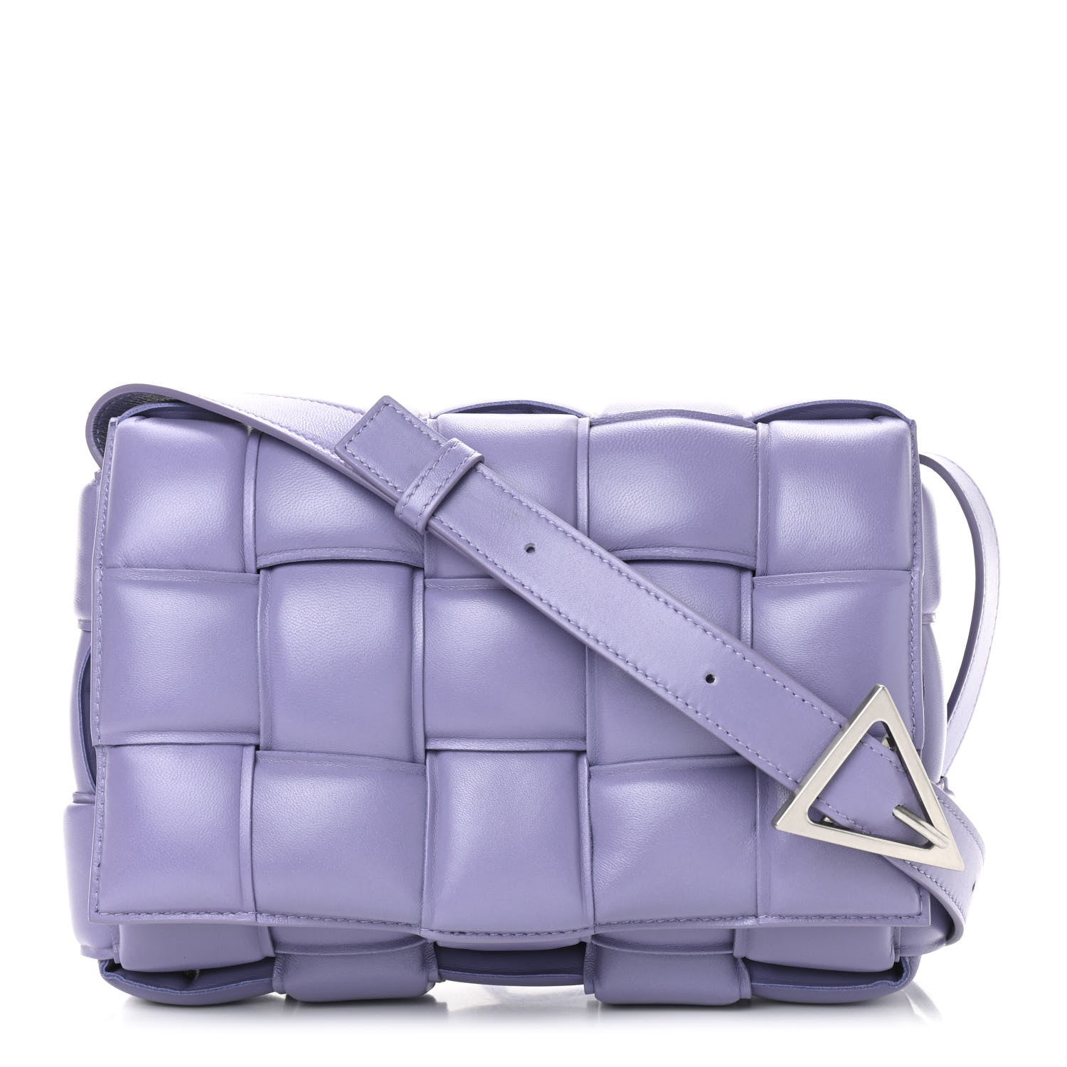 Bottega Veneta Nappa Maxi Intreccio Padded Cassette Crossbody Bag Lavender 1 of 9