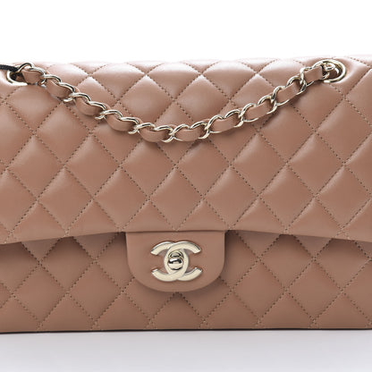 Chanel Lambskin Quilted Medium Double Flap Brown 9 of 12