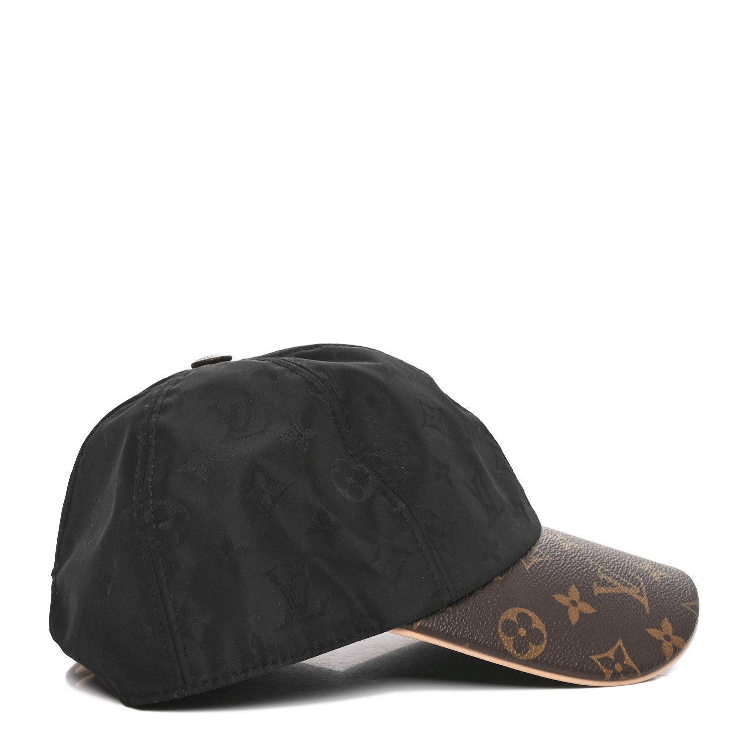 Louis Vuitton Polyester Silk Monogram LV Get Ready Cap L Black 5 of 9