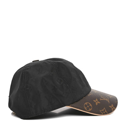 Louis Vuitton Polyester Silk Monogram LV Get Ready Cap L Black 5 of 9