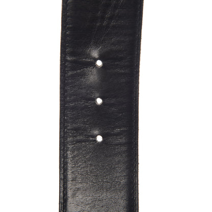 Hermes Box Chamonix 42mm Belt Strap 95 Gold Black 6 of 6