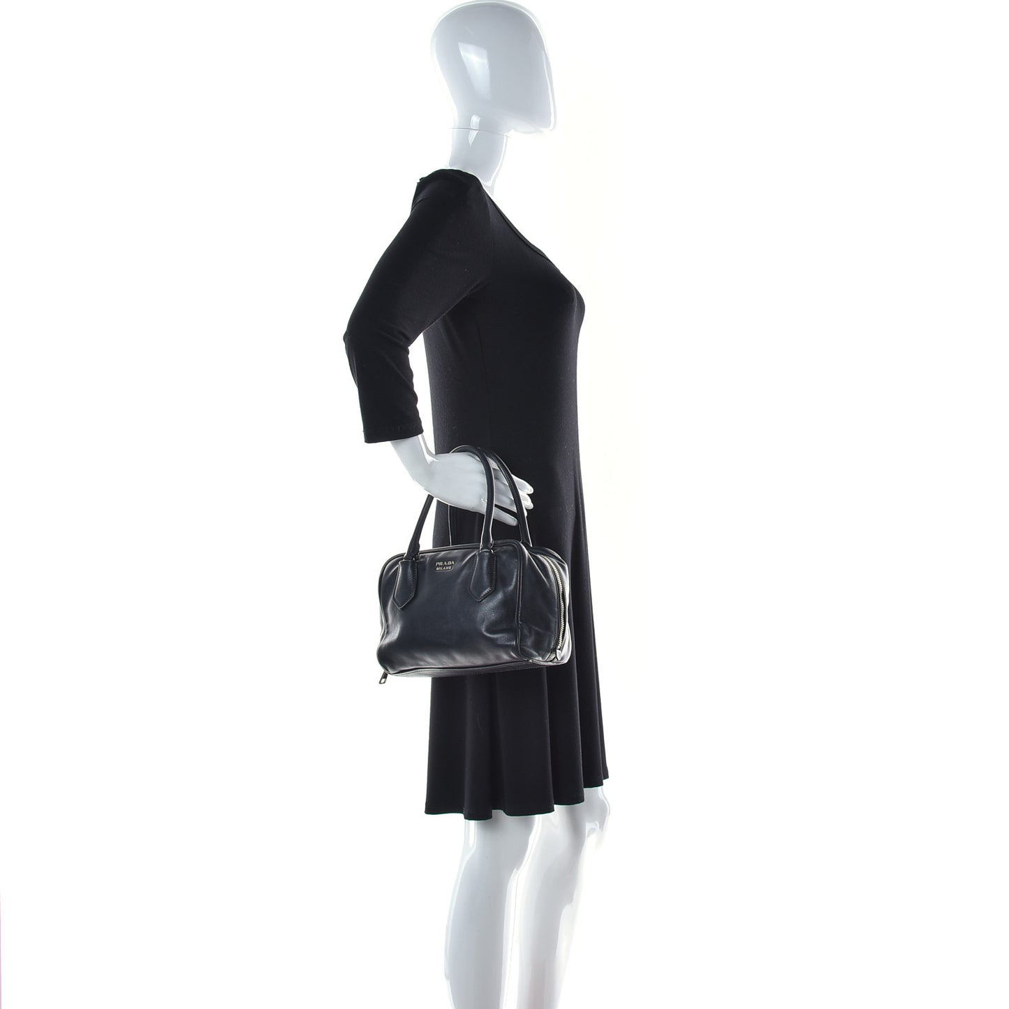 Soft Calf Inside Tote Black Mughetto