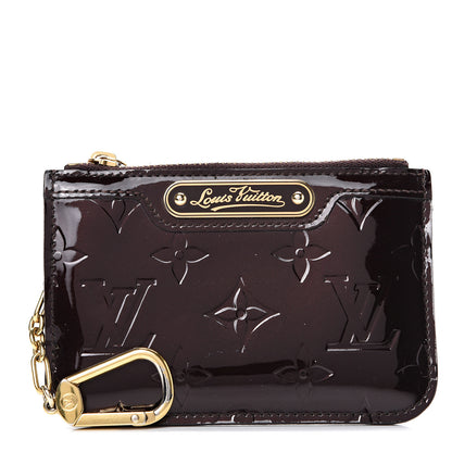 Louis Vuitton Vernis Key Pouch Amarante 1 of 8