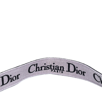 Christian Dior Canvas Embroidered Shoulder Strap Blue 6 of 6