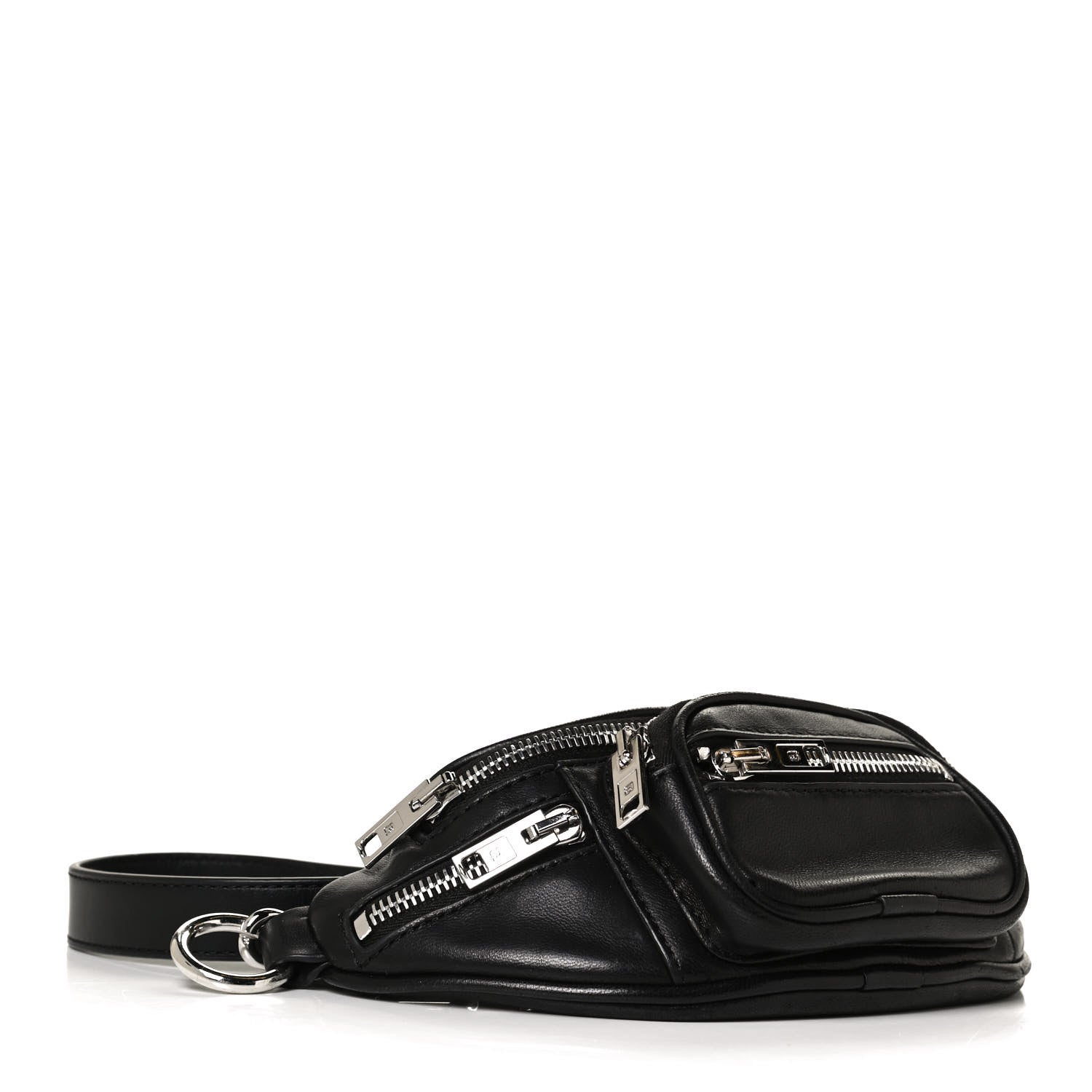 Alexander Wang Lambskin Mini Attica Belt Bag Black 4 of 12