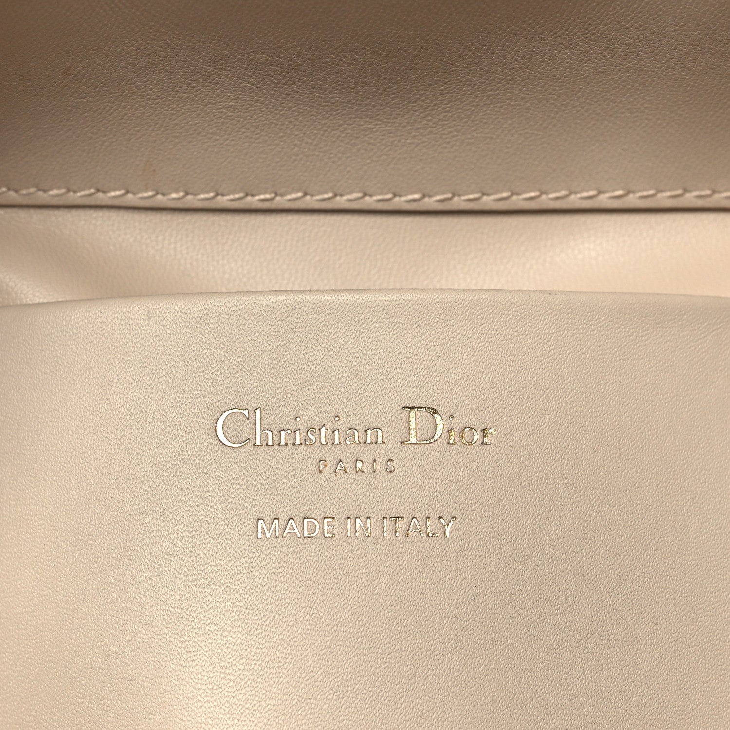 Christian Dior Calfskin Macrocannage Small Toujours Vertical Tote Powder Beige 6 of 11