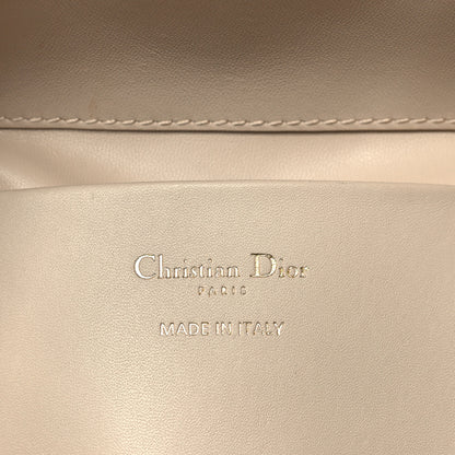 Christian Dior Calfskin Macrocannage Small Toujours Vertical Tote Powder Beige 6 of 11