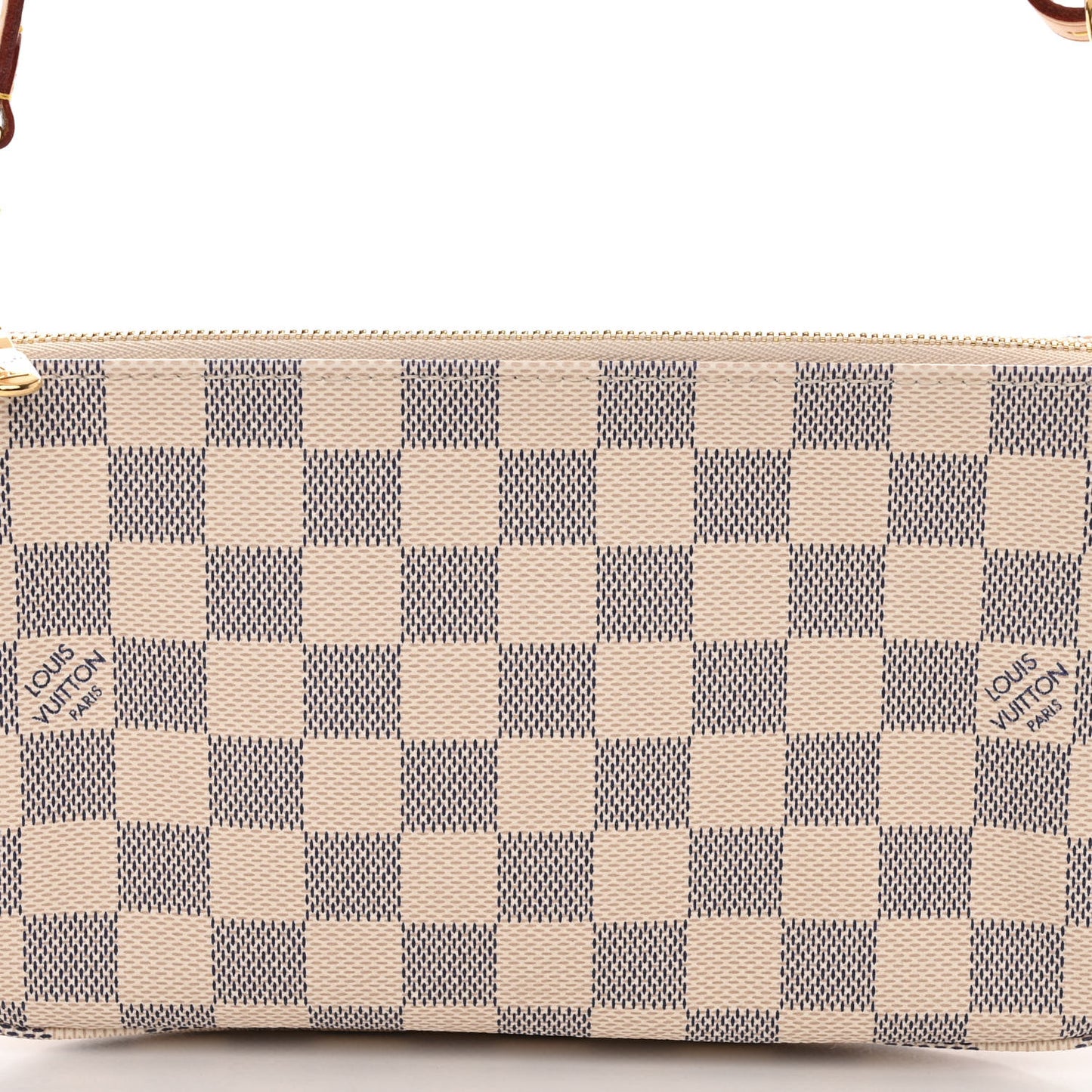 LOUIS VUITTON Damier Azur Pochette Accessories NM