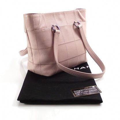 Chanel Caviar Square Stitched Tote Pink 3 of 12