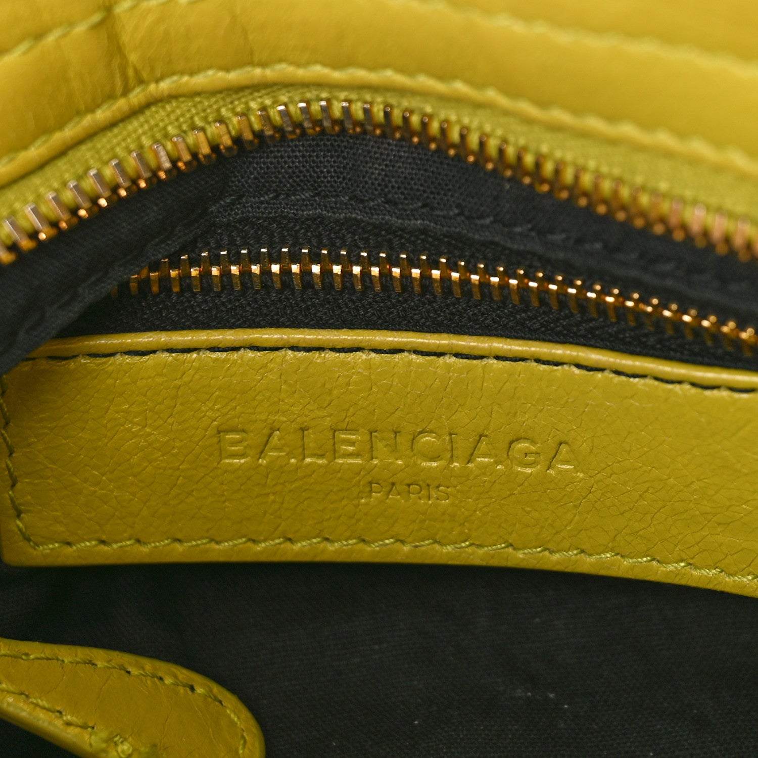 Balenciaga Agneau Giant 12 Gold Hardware Mini City Jaune Poussin 6 of 11
