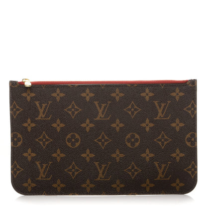 Louis Vuitton Monogram Neverfull MM GM Pochette Cherry 1 of 7