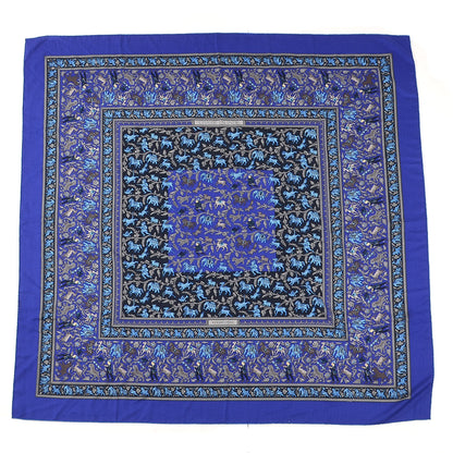 Hermes Cashmere Silk Chasse En Inde Shawl 140 1 of 5