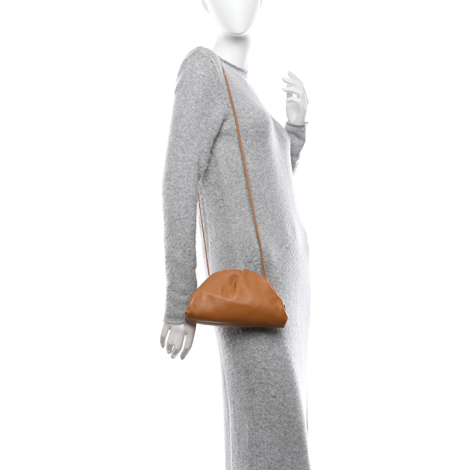 Bottega Veneta Butter Calfskin The Mini Pouch Camel 2 of 9