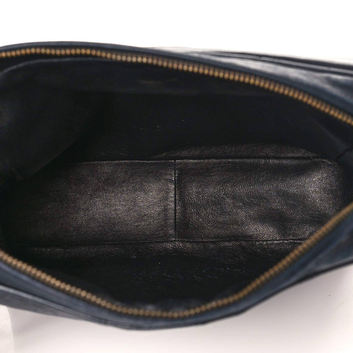 Lambskin Quilted CC Tassel Camera Case Black