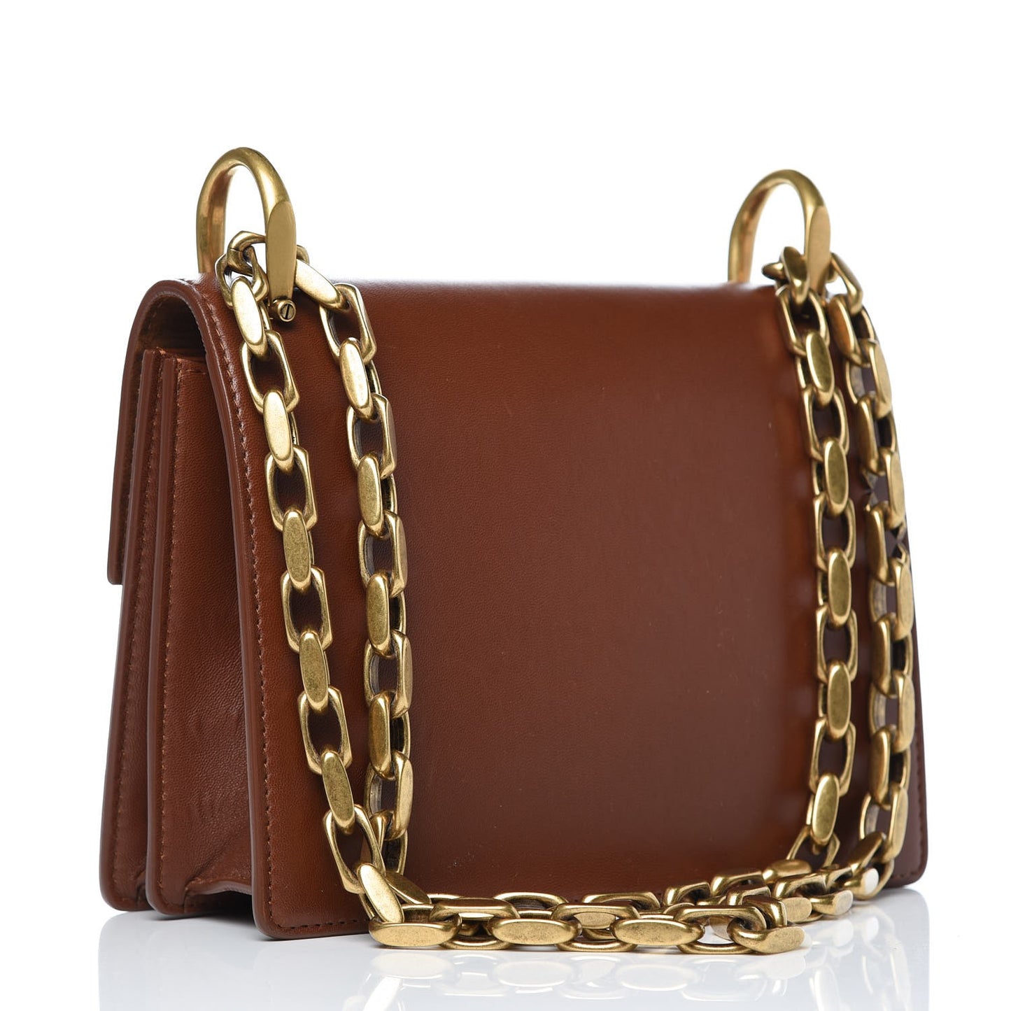 Calfskin Direction Flap Brown