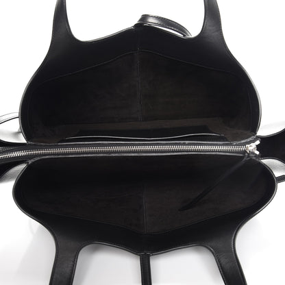 Celine Supple Natural Calfskin Medium Tri-Fold Bag Black 5 of 13