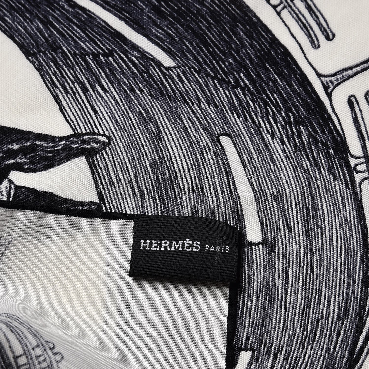 Hermes Wool Silk Route 24 Scarf 140 7 of 8