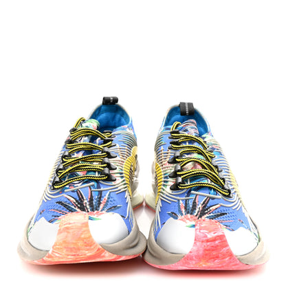 Gucci Technical Knit Fabric Waves Mens Gucci Run Sneakers 7.5 Multicolor 3 of 8