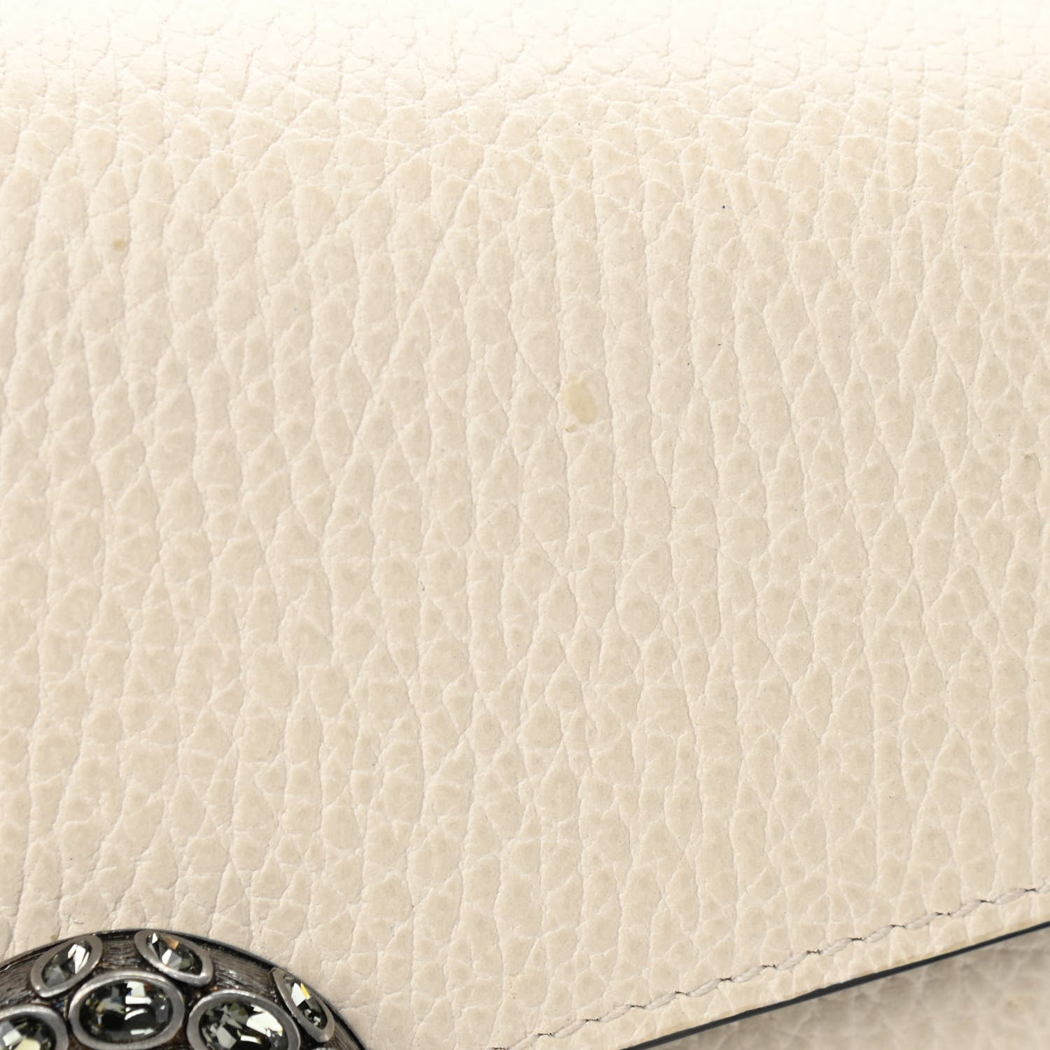 Gucci Dollar Calfskin Mini Dionysus Chain Wallet Mystic White 10 of 10