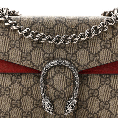 Gucci GG Supreme Monogram Mini Dionysus Shoulder Bag Red 8 of 13