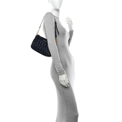 Miu Miu Nappa Matelasse Lux Shoulder Bag Bleuette 3 of 13