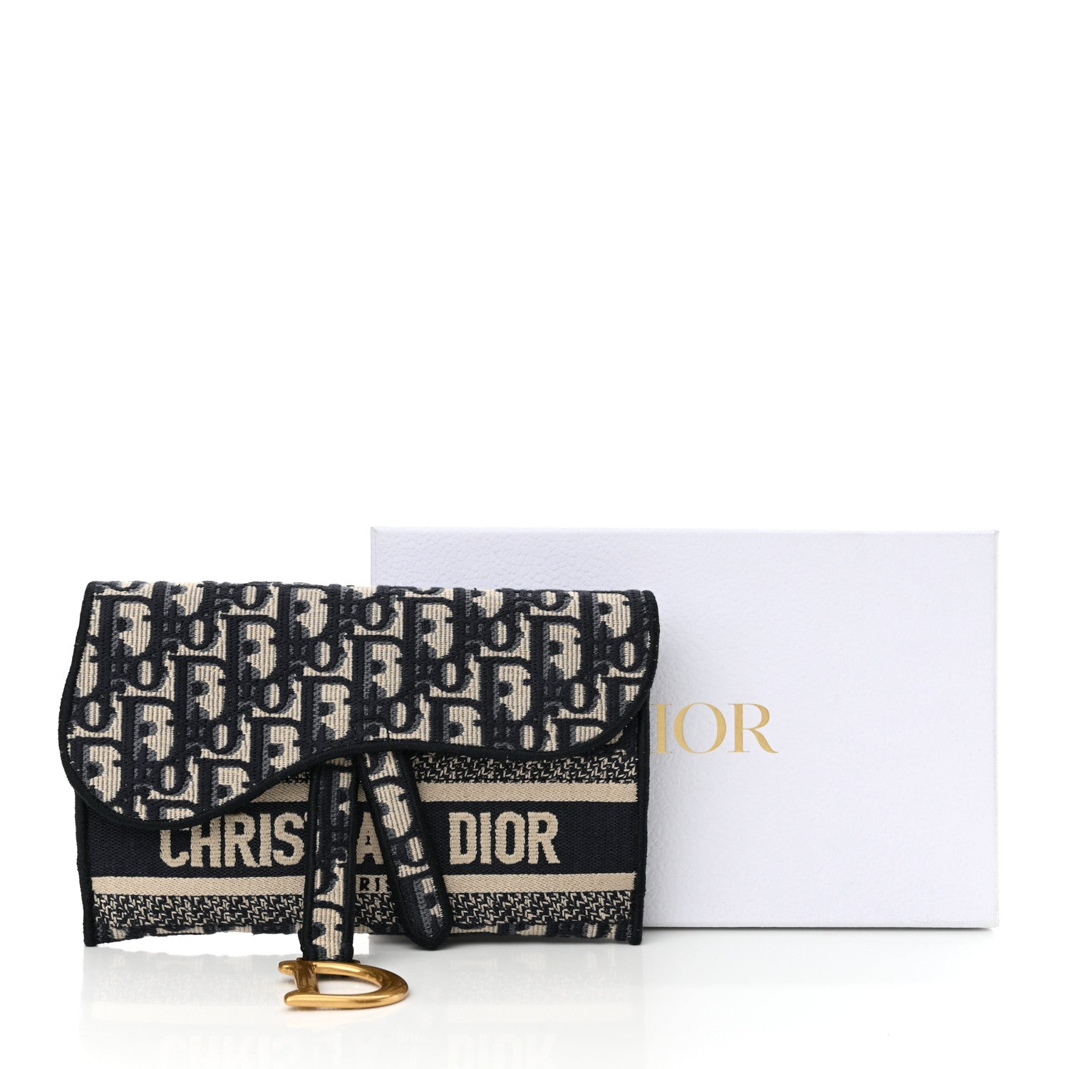 Christian Dior Oblique Saddle Belt Bag Blue 13 of 13