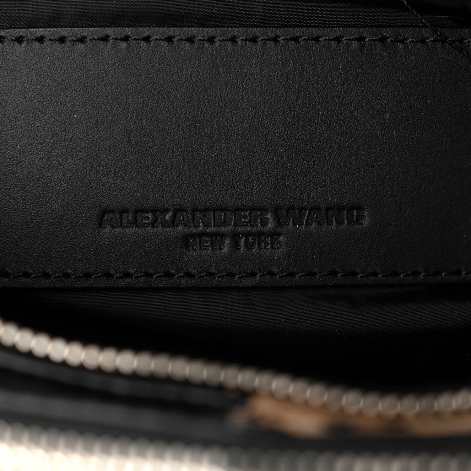 Alexander Wang Lambskin Suede Leopard Attica Belt Bag Black 6 of 9