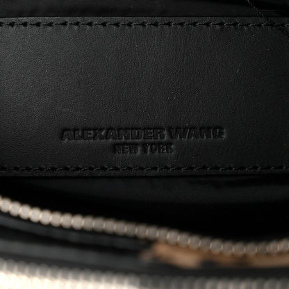 Alexander Wang Lambskin Suede Leopard Attica Belt Bag Black 6 of 9