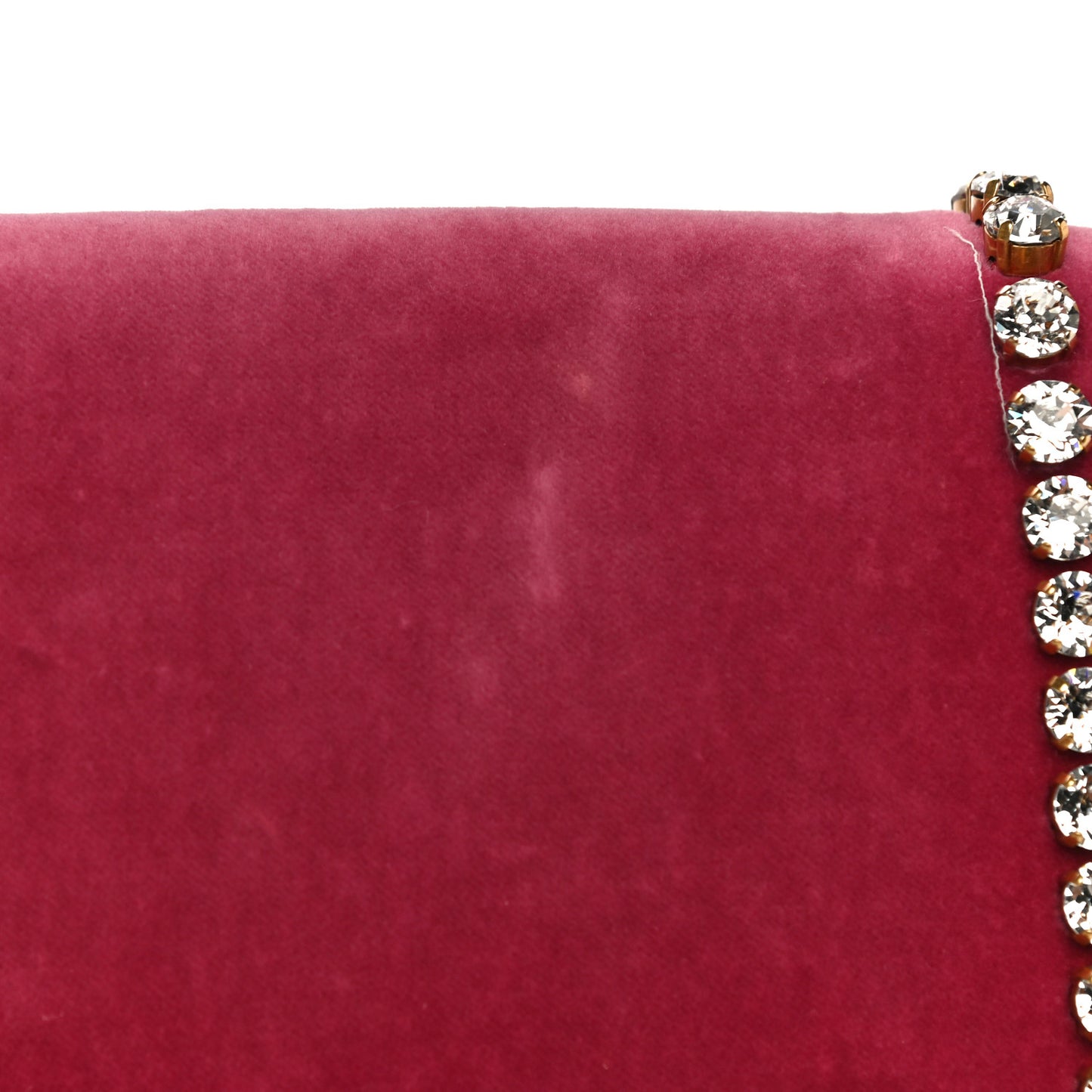 Velvet Crystal Mini Bee Broadway Shoulder Bag Light Raspberry Rose