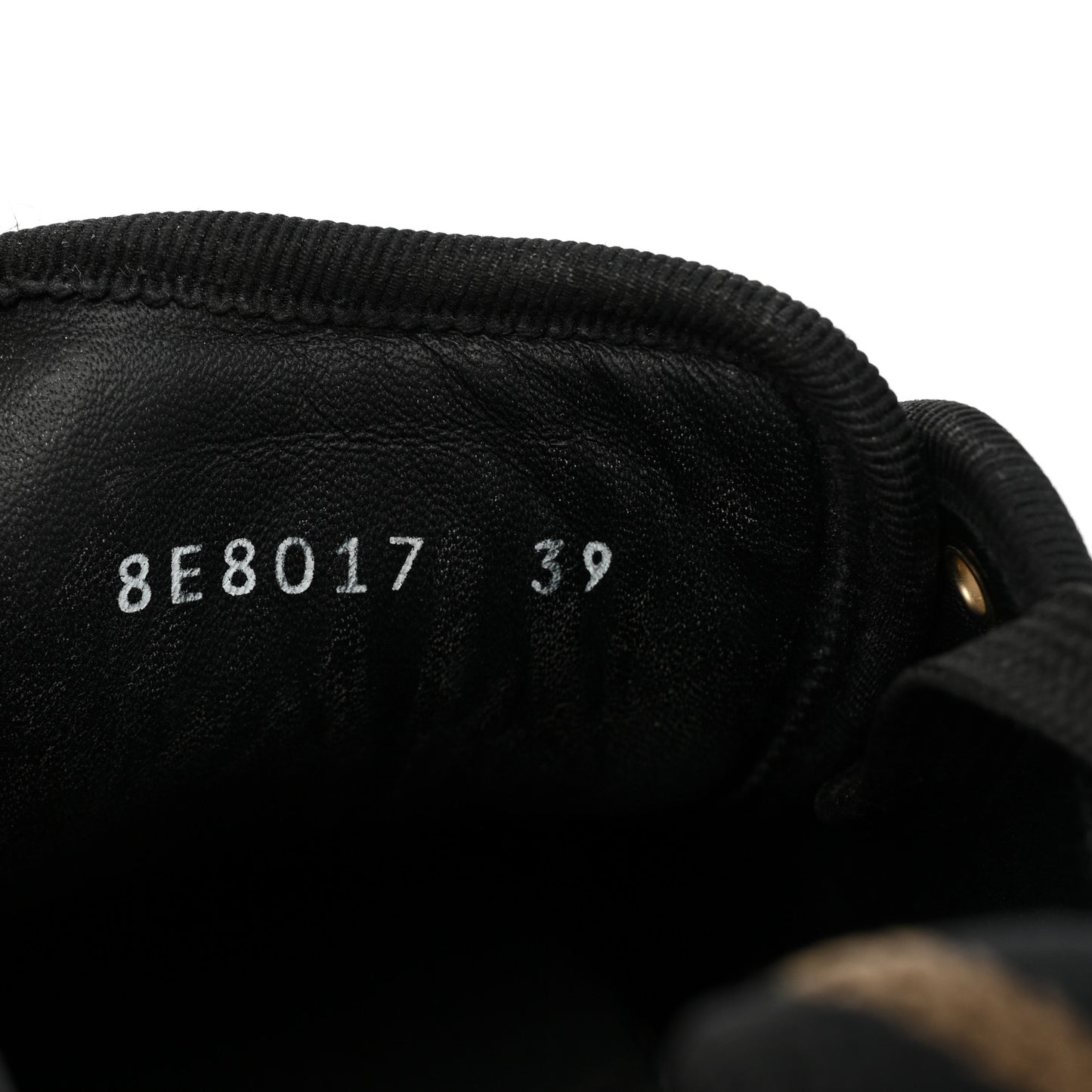 Fabric FF Micro-Perforated Rise Low Top Sneakers 39 Tobacco Black