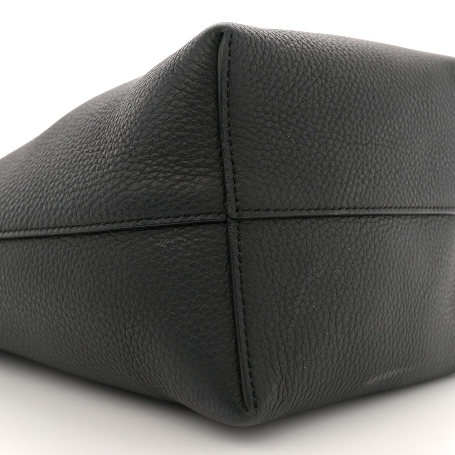 Grained Calfskin Small N/S Park Tote Black