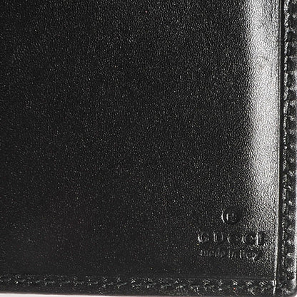 Gucci Imprime Monogram GG Pierce Chain Clutch Wallet Black 7 of 8
