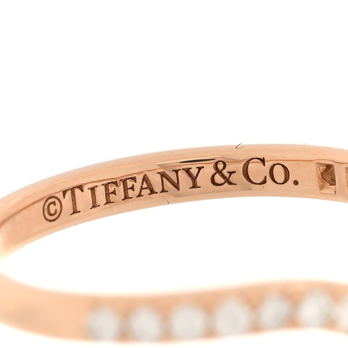 18K Rose Gold Diamond Soleste V Ring 46 3.5 49/5