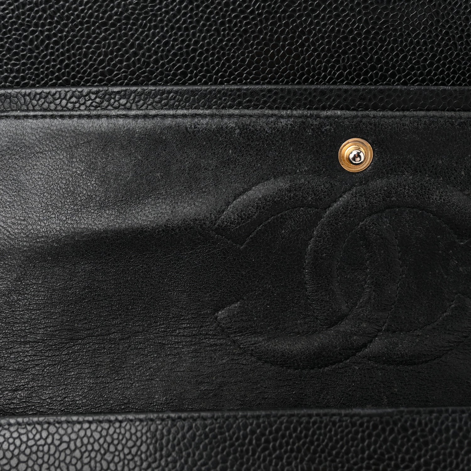 Chanel Caviar Quilted Medium Double Flap Black 12 of 12