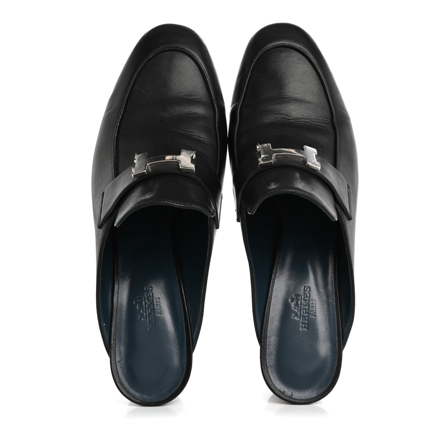 Goatskin Paradis Mules 40 Black