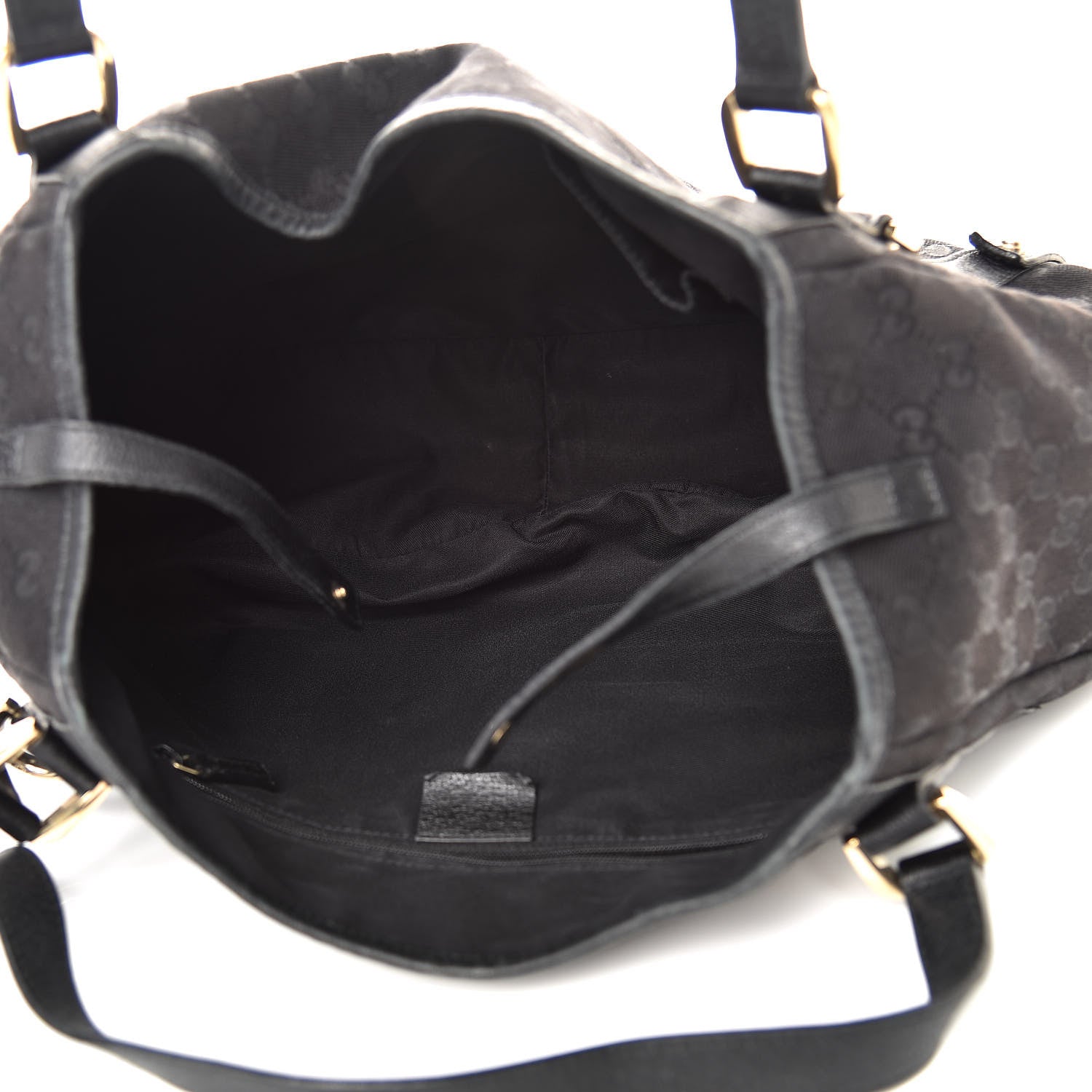 Gucci Monogram Medium Abbey Shoulder Bag Black 5 of 10
