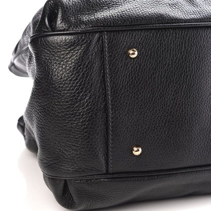 Dolce & Gabbana Calfskin Key Zip Tote Black 7 of 8