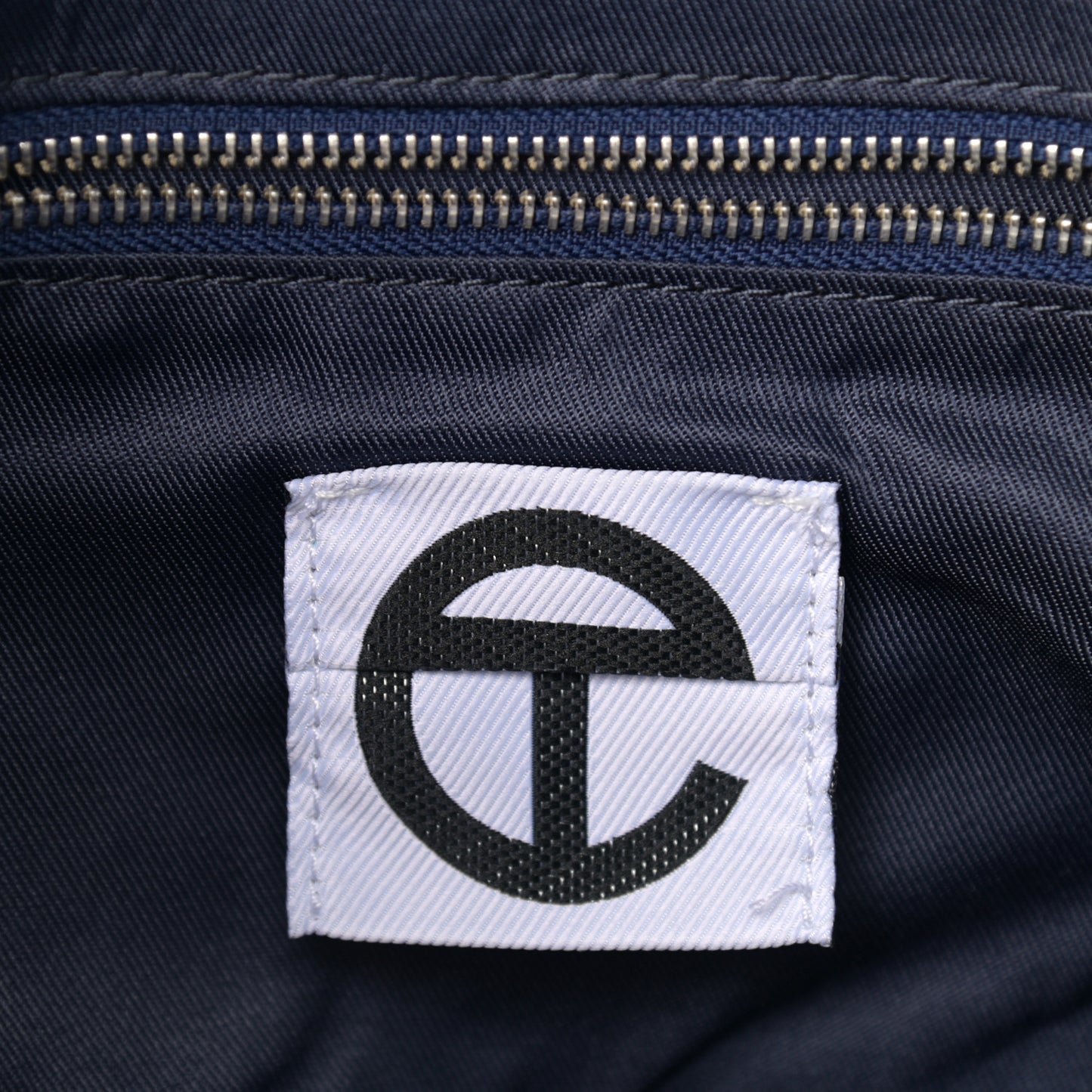 Vegan Leather Medium Shopping Bag Navy