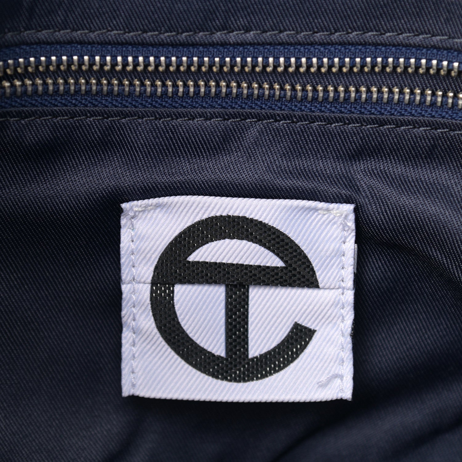 Telfar Vegan Leather Medium Shopping Bag Navy 6 of 12