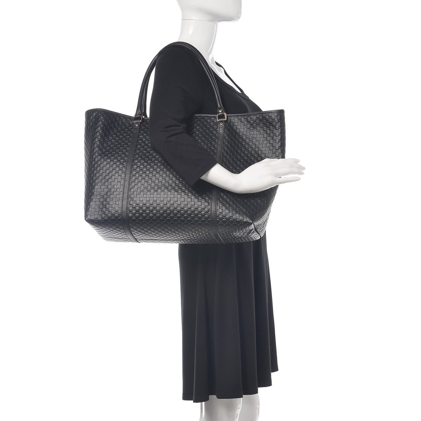 Microguccissima Large Joy Tote Black