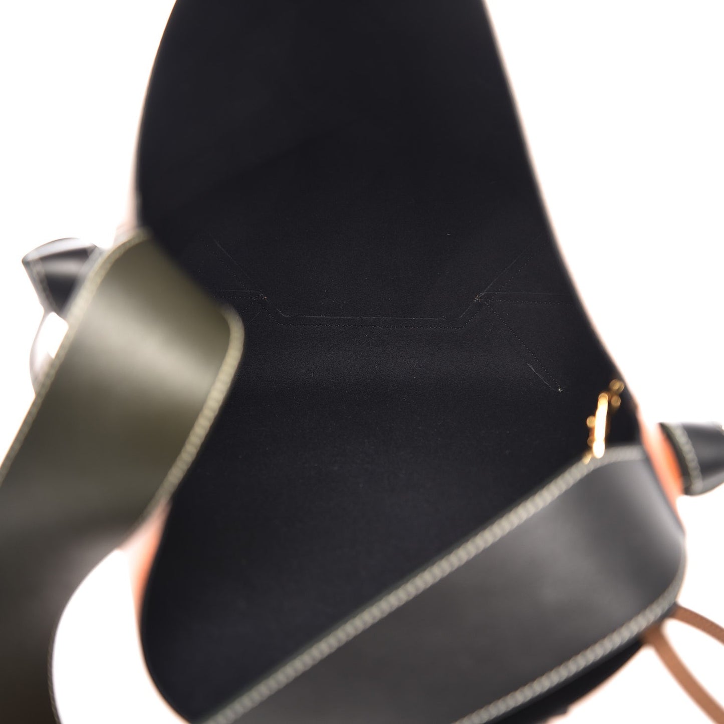 Shiny Smooth Calfskin Small Twisted Cabas Camel Tan