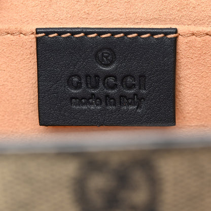 Gucci GG Supreme Monogram Moon Calfskin Small Padlock Shoulder Bag Beige Blue Mystic White Hibiscus Red 6 of 12